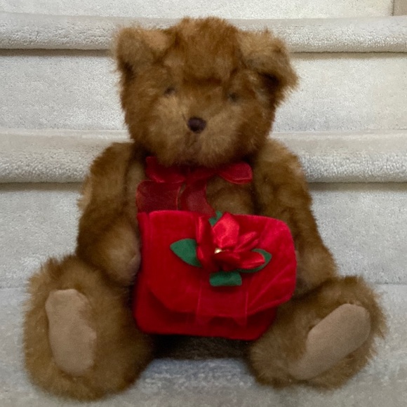 gund christmas teddy bear stuffed / plush toy - Picture 1 of 10